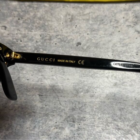 Gucci Mirrored Crystal Clubmaster Sunglasses - Picture 5 of 10